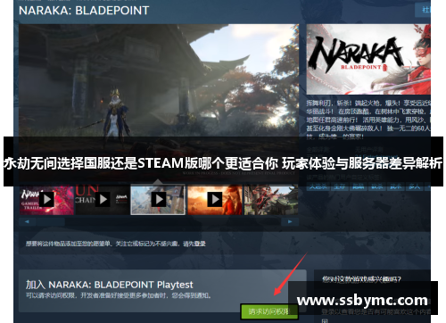 永劫无间选择国服还是STEAM版哪个更适合你 玩家体验与服务器差异解析